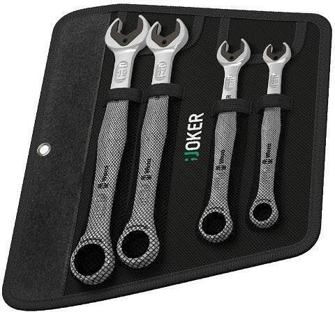 Комплект гаечни ключове, 4х с тресчотка, в калъф, 6000 Joker 4 Set 1 Wera - W073290