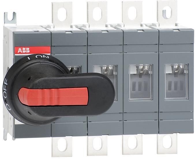 Разединител OT200E04P 200А 4P I-0 с ръкохватка ABB, 1SCA022713R4930