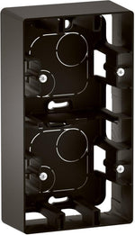 Конзола двойна за открит монтаж цвят Черен Niloe New Legrand, LEGRAND, NP162BK