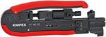 Инструмент за кримпване на F и BNC конектори RG6/11/59, Knipex - K974020SB
