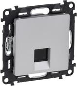 Розетка RJ45 cat.5e UTP цвят алуминий Valena Life Legrand, LEGRAND, 753340