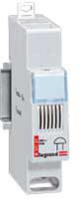 Модулен DIN звънец 8-12V 80-84dB 4/5VA 360/420vA 1мод. Legrand, LEGRAND НИСКО НАПРЕЖЕНИЕ, 4101