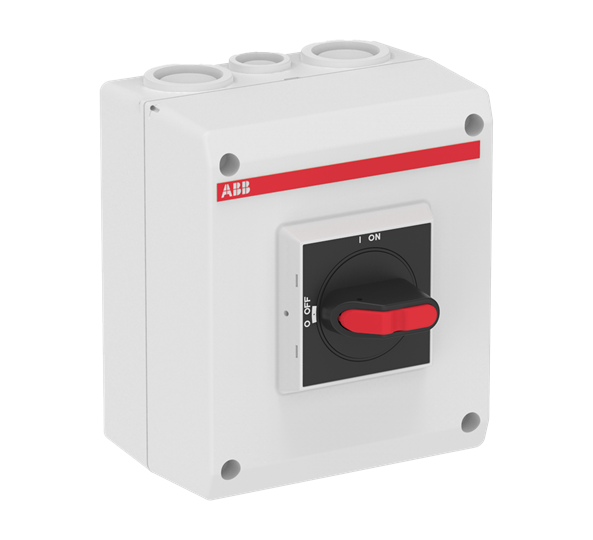 Пакетен превключвател OTE16T3M 0-1 3P 16A 1NO IP65 ABB, 1SCA022613R2190