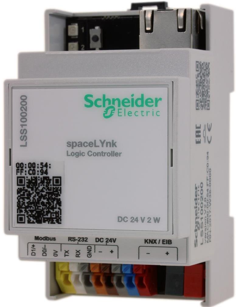 Системен интерфейс Web сървър spaceLYnk 3DIN KNX SE, LSS100200