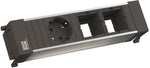 Модул за POWER FRAME 3M с 1х Шуко и 2х празни модула, цвят Черен, Bachmann, BACHMANN, B916.001