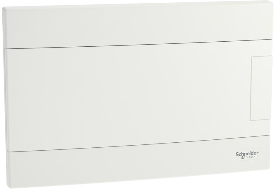Табло за скрит монтаж 12 мод. Easy 9 EU с бяла плътна врата и Н и РЕ клеми SE, SCHNEIDER ELECTRIC НИСКО НАПРЕЖЕНИЕ, EZ9EUB112