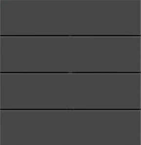 Лицев панел за 4 бутона хоризонтално 60x15 Linea71 Fenix Grey Bromine EKINEX, EK-T4R-FGB