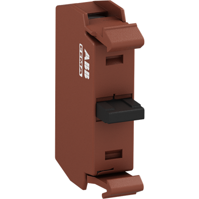 Контактен блок P9B10VN 1NO винтови клеми Ø22mm Modular ABB, 1SFA187002R8001