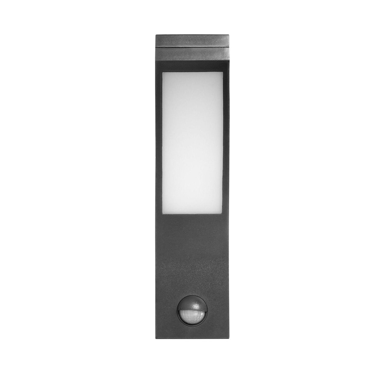 Градинско осветително тяло PIRYT LED 10W, със сензор за движение 140°, 800lm, IP54, 4000K, сиво, AD-OP-6109GLPMR4, ADVITI