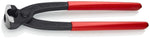 Клещи за скоби, червена ръкохватка 220мм, Knipex - K1099I220
