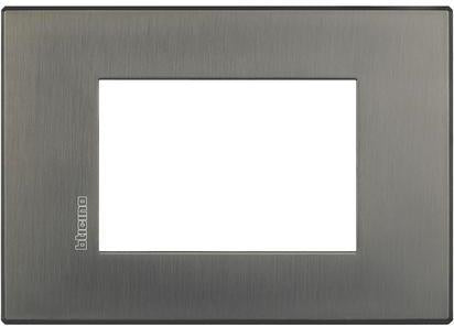 Рамка 3 мод. Brushed inox Axolute AIR bticino, BTICINO, HW4803NIS