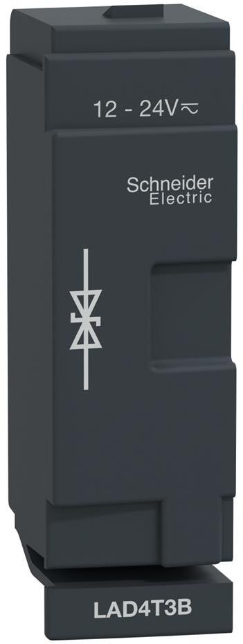 Подтискащ модул 2V Uc 12...24Vac/dc за контактори TeSys D 40…80A SE, SCHNEIDER ELECTRIC НИСКО НАПРЕЖЕНИЕ, LAD4T3B