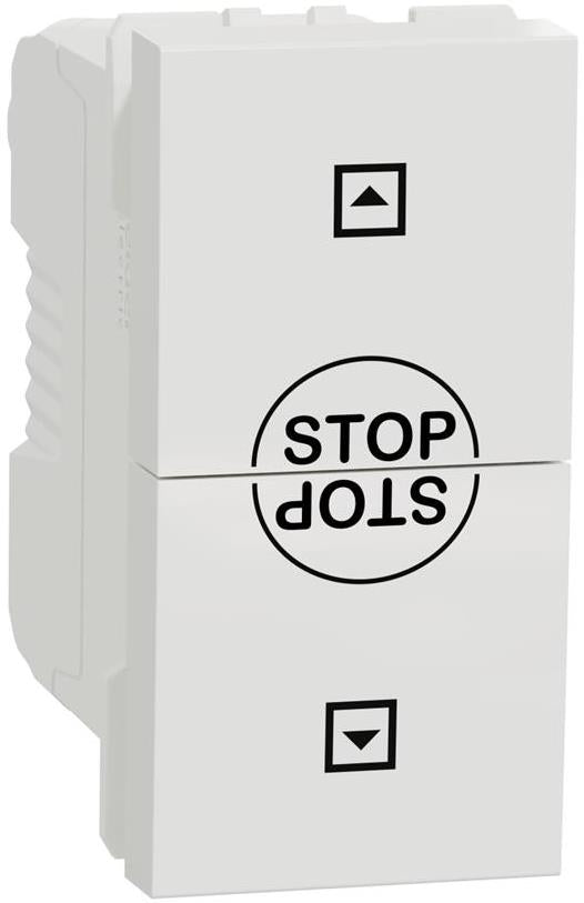 Ключ за щори 1 мод. цвят Бял Unica SE, SCHNEIDER ELECTRIC, NU310818SC