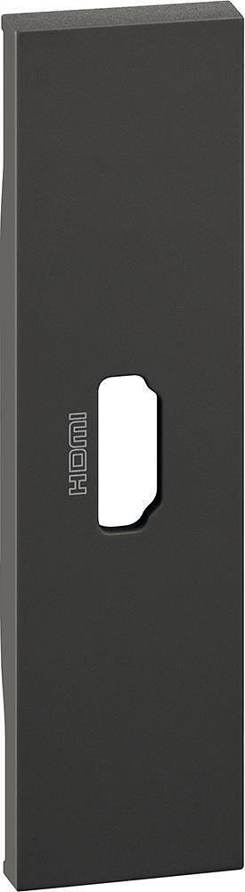 Лицев панел за HDMI розетка 1 мод. цвят Черен Living Now Bticino - KG14
