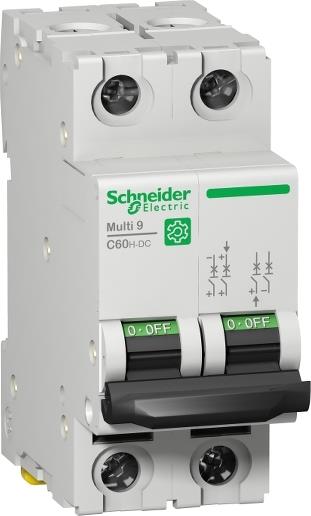 Автоматичен прекъсвач Multi 9 C60H-DC 2P 4A 500V= SE, SCHNEIDER ELECTRIC НИСКО НАПРЕЖЕНИЕ, M9U21204
