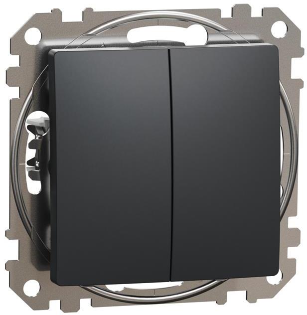 Сериен бутон цвят Антрацит Sedna SE, SCHNEIDER ELECTRIC, SDD114118