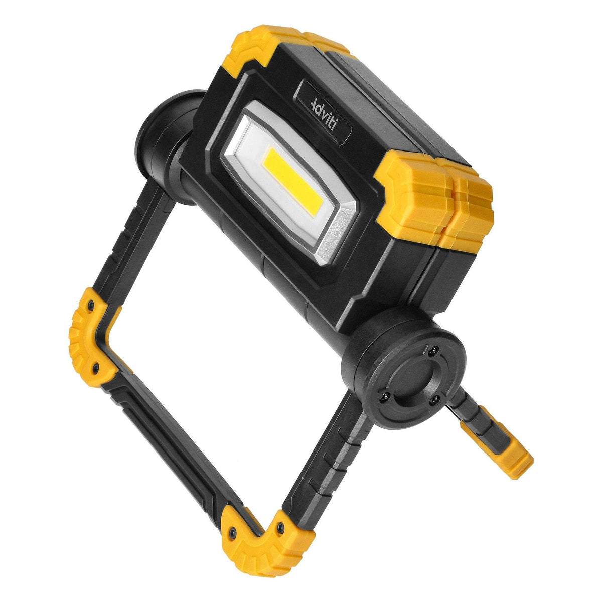 GEMINIX LED 2x10W, работен прожектор, преносим с акумулаторна батерия, 1200lm, IP44, 4000K, 5000mAh, ADVITI, AD-NR-6466L4