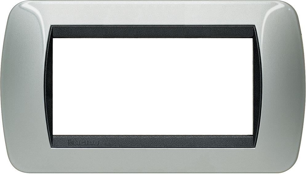 Рамка 7 мод. Light aluminium LL International Bticino , BTICINO, L4807AL