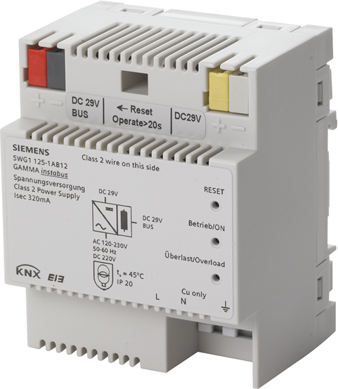 Захранващ блок N125/12 320mA 4DIN KNX Siemens, 5WG1125-1AB12