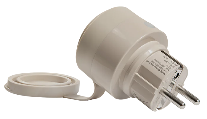 Адаптер Smart за контакт 1х Шуко 12A с мерител IP44 Shelly Outdoor Plug S Gen3 - 070557, SHELLY