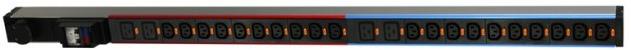 Разклонител PDU Zero-U 20x C13 + 4x C19, с кабел 3м и щепсел 2P+E 32A, Legrand, LEGRAND, 646861