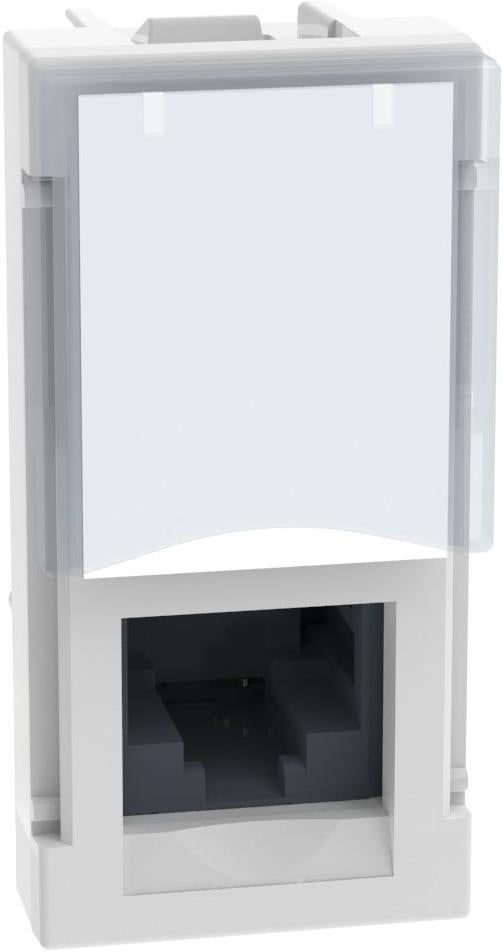 Розетка RJ45 cat.5e UTP 1 мод. цвят Бял Light Now Bticino, BTICINO, YW4279C5E