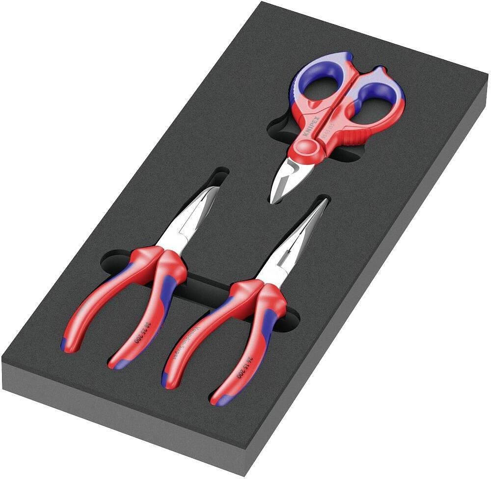 Комплект за шкаф с 3 бр. инструменти 9781 Foam insert KNIPEX set 2 Wera - W150181