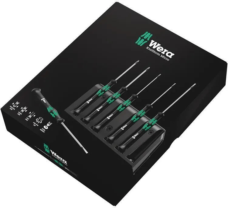 Комплект отвертки, 4х шлиц и 2х PH, 2035/6A Kraftform Micro Wera - W118150