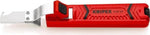 Кабелен нож, за изолация Ø8-28мм, червена ръкохватка 165мм, с фиксатор, Knipex - K1620165SB