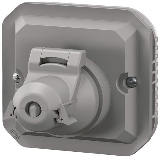 Адаптер за розетка RJ45 с IP44 механизъм цвят Сив IP55 Plexo New Legrand, LEGRAND, 69581L