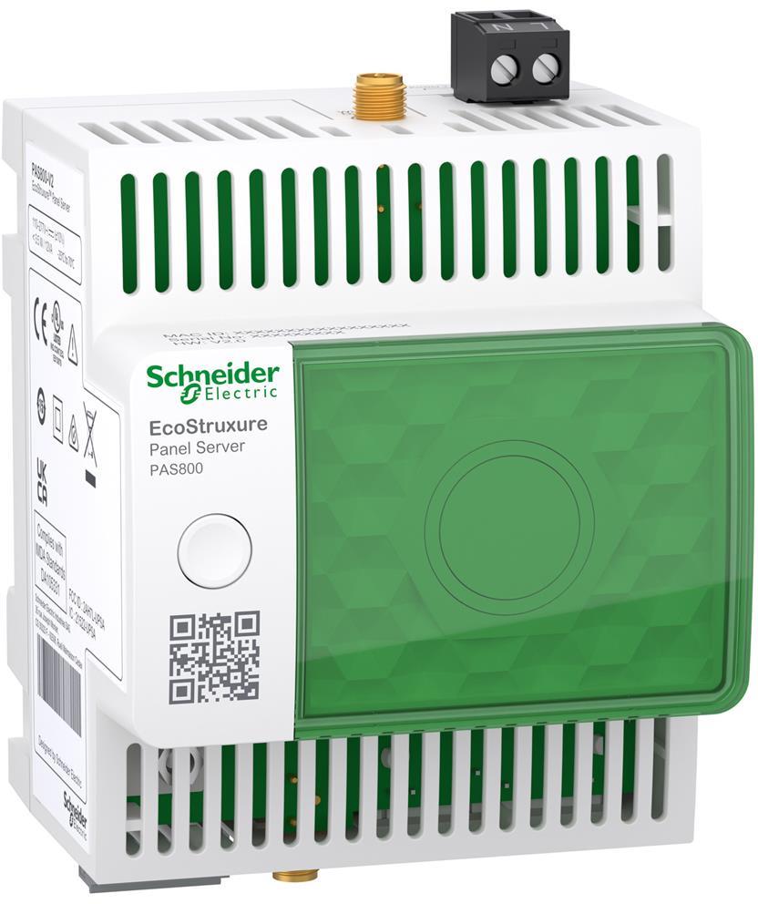 Gateway EcoStruxure Panel Server, за 85 мерителя, Data Logging, 110...277 Vac/dc, SE, SCHNEIDER ELECTRIC НИСКО НАПРЕЖЕНИЕ, PAS800