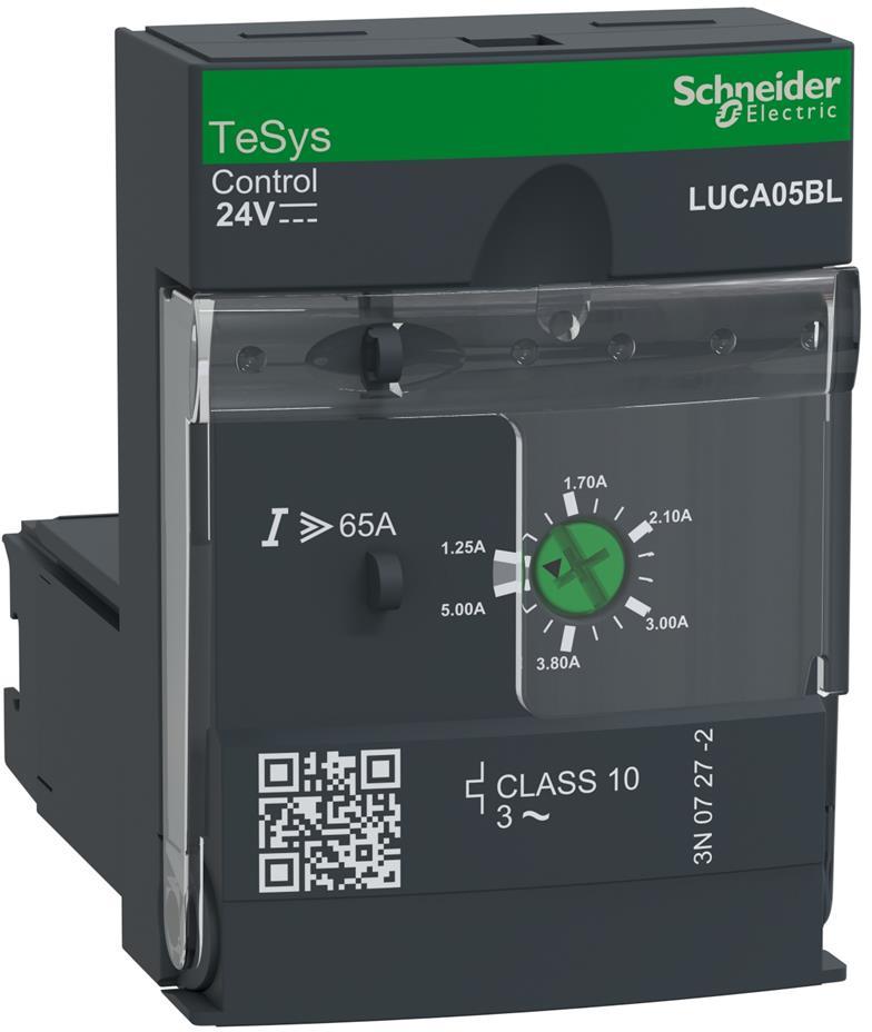 Моторен пускател TeSys U 3P 1.5kW (12A AC-3) с термична защита 1.25…5A 24V DC SE, SCHNEIDER ELECTRIC НИСКО НАПРЕЖЕНИЕ, LUCA05BL