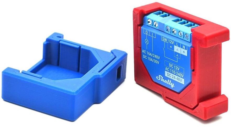 Адаптер за монтаж към DIN шина на Shelly Plus/Gen3/Gen4, SHELLY, Shelly Plus DIN Rail Mount