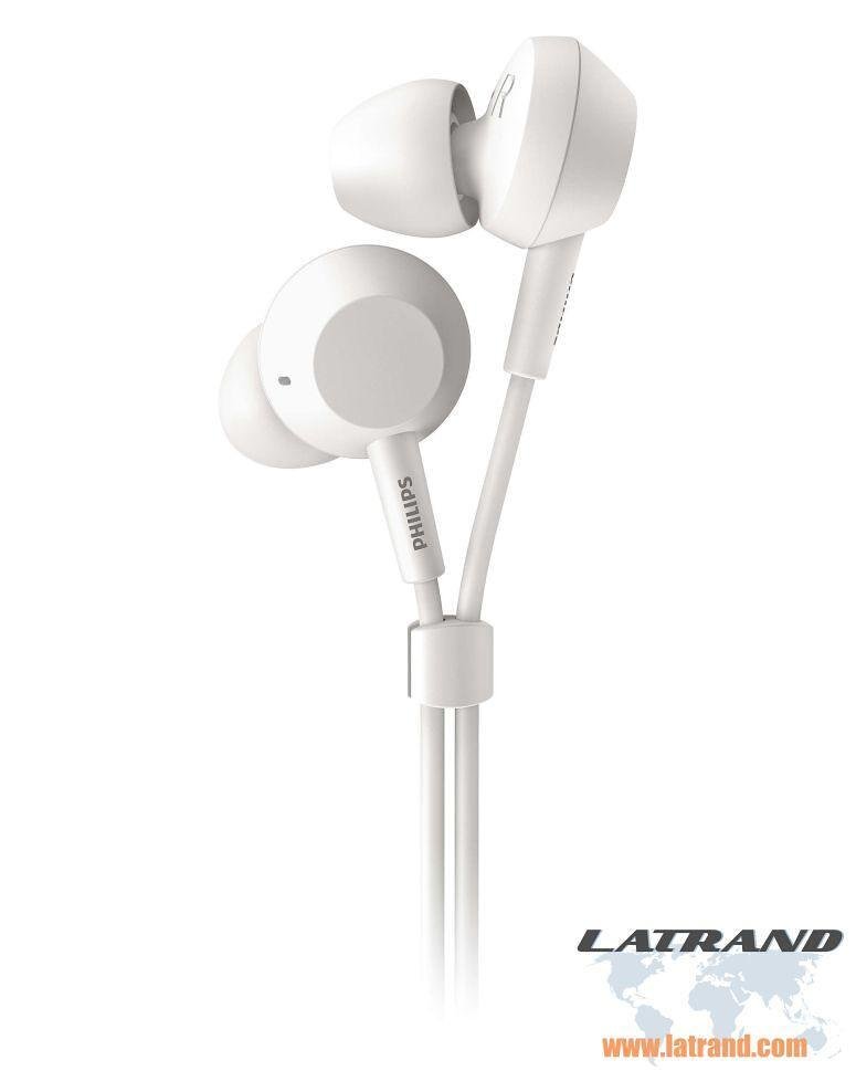 Слушалки Philips TAE4105BK/00, In ear, С микрофон, Черен - TAE4105