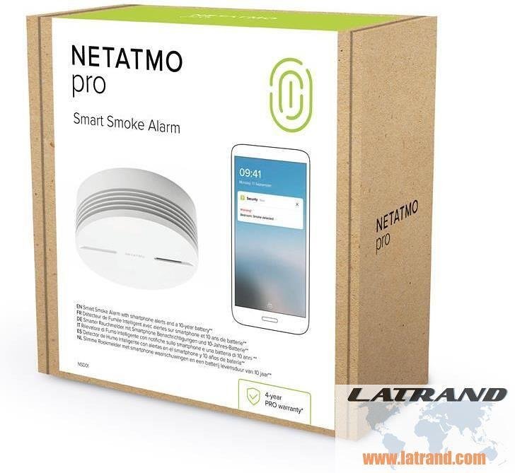 Детектор за дим Smart Netatmo Pro от Legrand - NSA-PRO-EU