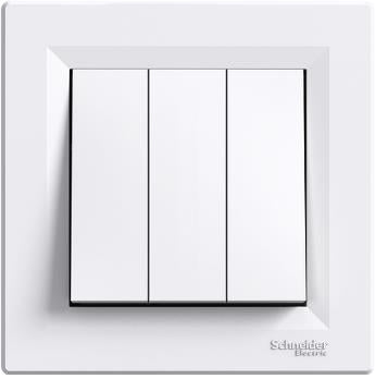 Троен ключ моноблок цвят Бял Asfora SE, SCHNEIDER ELECTRIC, EPH2100121