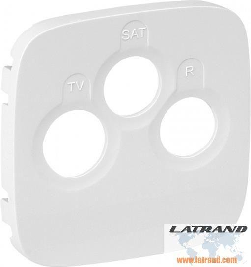 Лицев панел за TV-R-SAT розетка цвят Бял Valena Allure Legrand - 754795