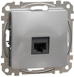Розетка RJ45 UTP cat.6 S-One цвят Алуминий Sedna SE, SCHNEIDER ELECTRIC, SDD113461
