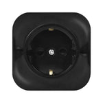 ORNO OR-OE-7205(GS)/B - Контакт, шуко 2P+E, ToDo, 230V, 16A, външен монтаж, IP20, черен