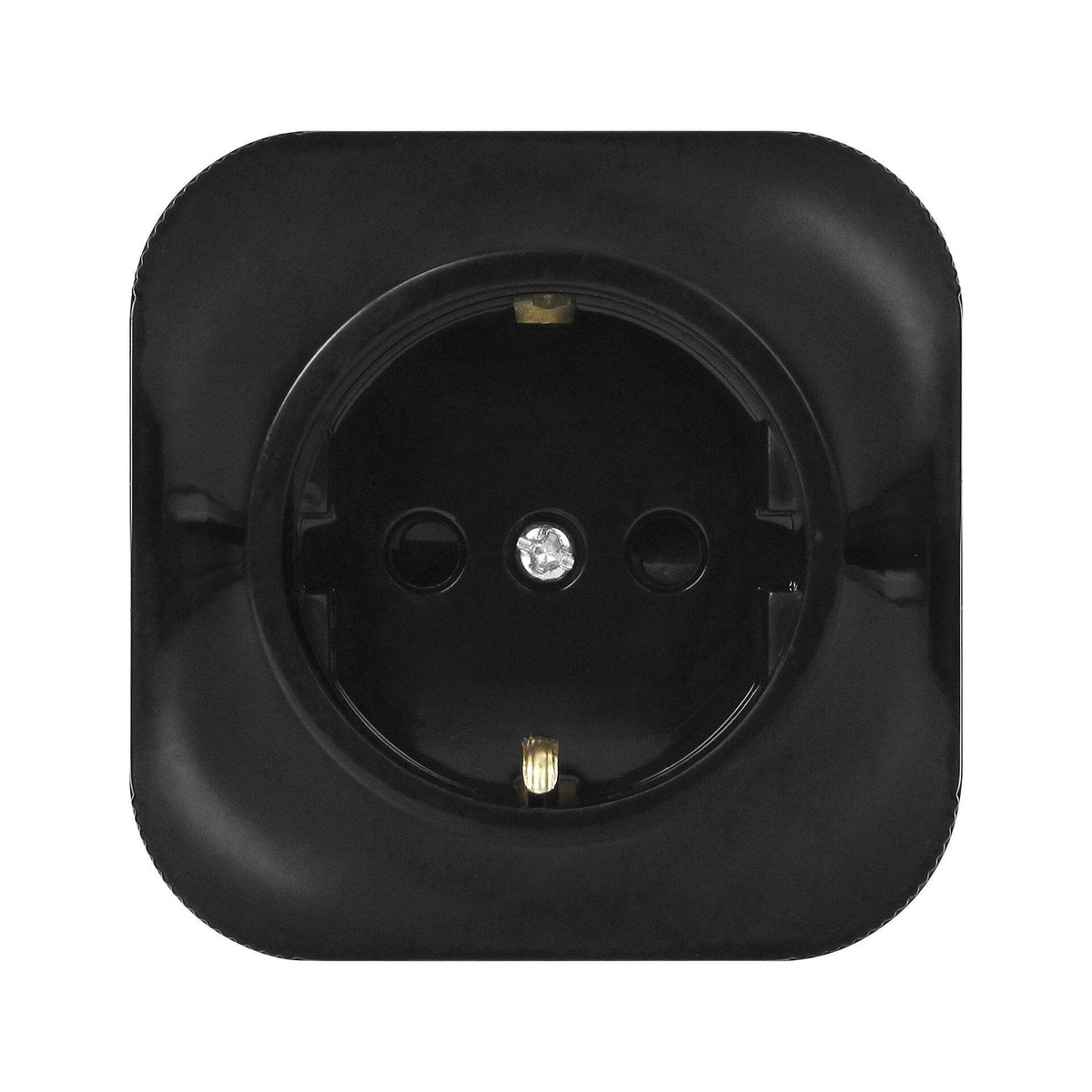 ORNO OR-OE-7205(GS)/B - Контакт, шуко 2P+E, ToDo, 230V, 16A, външен монтаж, IP20, черен