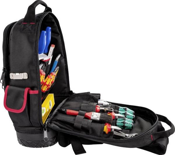 Чанта раница BASIC Back Pack за 50 инструмента и лаптоп 14" с усилено пластмасово дъно и подплатен гръб от текстил PARAT, 5990830991