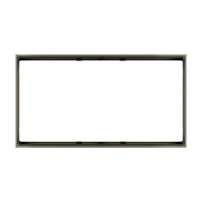 Рамка 2х 80x80 Form FF Metal Nickel EKINEX, EK-FO2-GBR