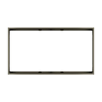 Рамка 2х 80x80 Form FF Metal Nickel EKINEX, EK-FO2-GBR