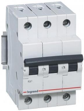 Автоматичен прекъсвач RX3 3P 50A крива С 6kA Legrand, LEGRAND НИСКО НАПРЕЖЕНИЕ, 419240