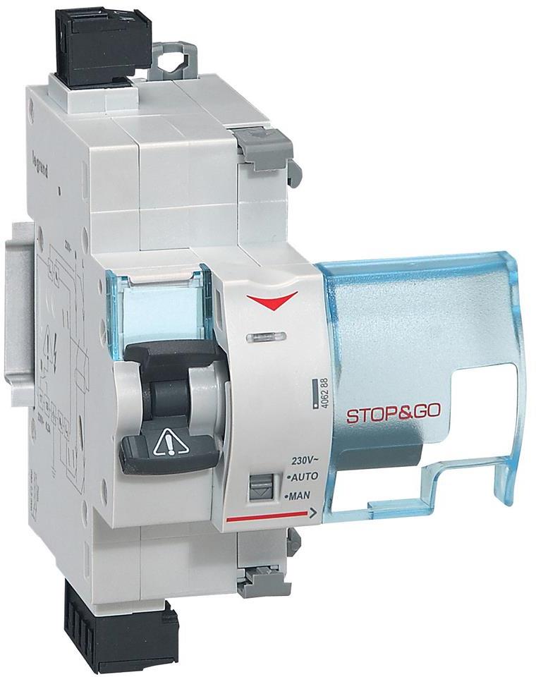 Модул STOP&GO за автоматично възстановяване на ДТЗ до 63A с тест DX3 230V Legrand, LEGRAND НИСКО НАПРЕЖЕНИЕ, 406289