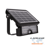 LUX LED  соларен прожектор със сензор за движение,5W, 500lm, IP65, 4000K, 2x1500mAh, черен - AD-SL-6108BLR4, ORNO