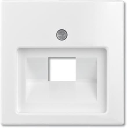 Лицев панел за розетка RJ45 цвят БЯЛ Basic 55 ABB, 2CKA001753A0096