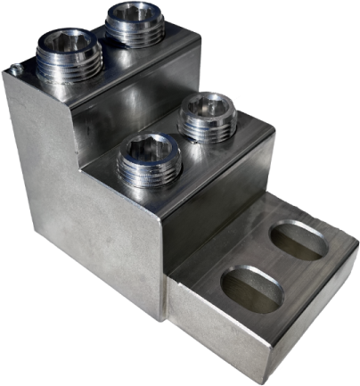 Неизолиран конектор към устройство OTH240-4 4xAl/Cu 50-240 mm² h64mm 1600A 690V MOREK, MAC4240A15
