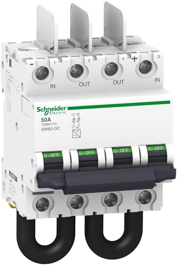 Товаров прекъсвач /шалтер/ Acti 9 SW60-DC 2P 50A 1000V= 4 мод. SE, SCHNEIDER ELECTRIC НИСКО НАПРЕЖЕНИЕ, A9N61699