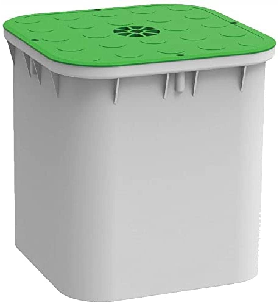 Шахта POLIbox 250х250мм h=250мм капак 300кг ЗЕЛЕН за стълб Ø60мм Arnocanali